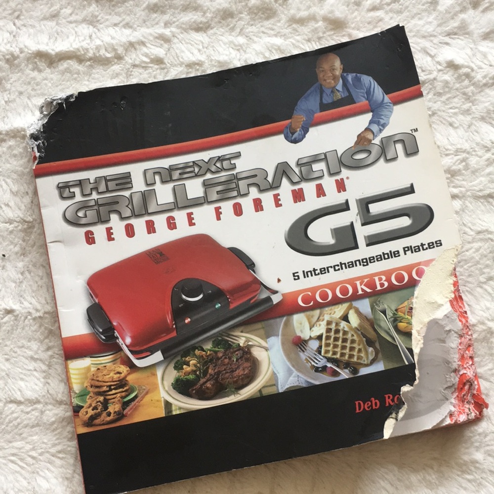 The next Grilleration G5 GEORGE FOREMAN cookbook